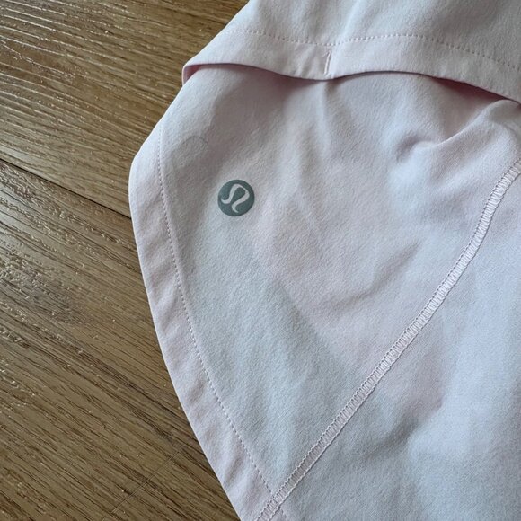 Lululemon Athletic Speed Up High Rise Lined Shorts 2.5” Flush Pink Women’s Sz 6 - Picture 7 of 8